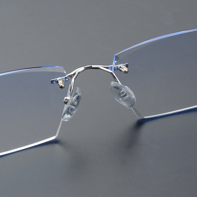 视铭韩国高端钻石切割无框纯钛眼镜 融合光学仪器精度的视觉艺术品